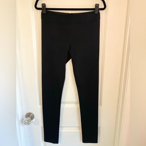 BCBGMaxAzria Mason Textured Leggings Black Size M